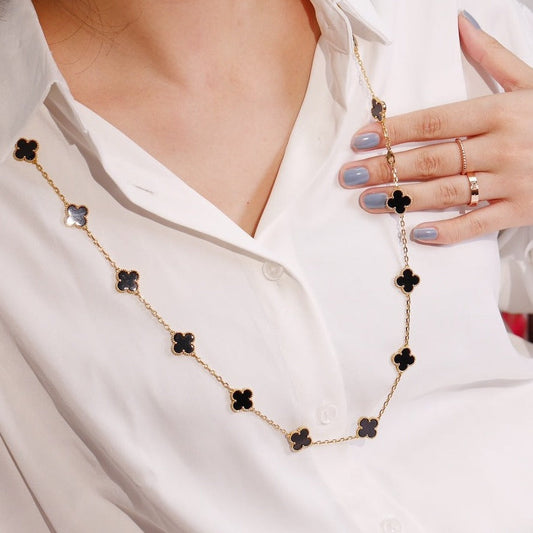 [Marin-Jewelry]CLOVER 20 MOTIFS ONYX Marin-Jewelry GOLD