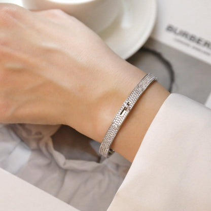 [Marin-Jewelry]KELLY BRACELET DIAMOND PAVED