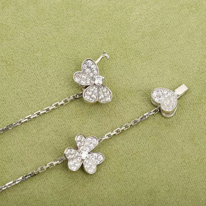 [Marin-Jewelry]FRIVOLE SILVER 9 FLOWERS NECKLACE