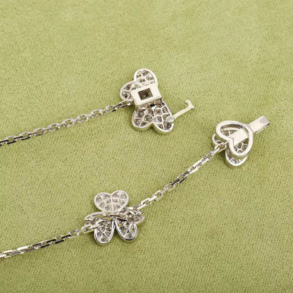 [Marin-Jewelry]FRIVOLE SILVER 9 FLOWERS NECKLACE