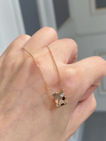 [Marin-Jewelry]BEE LOVE DIAMOND NECKLACE