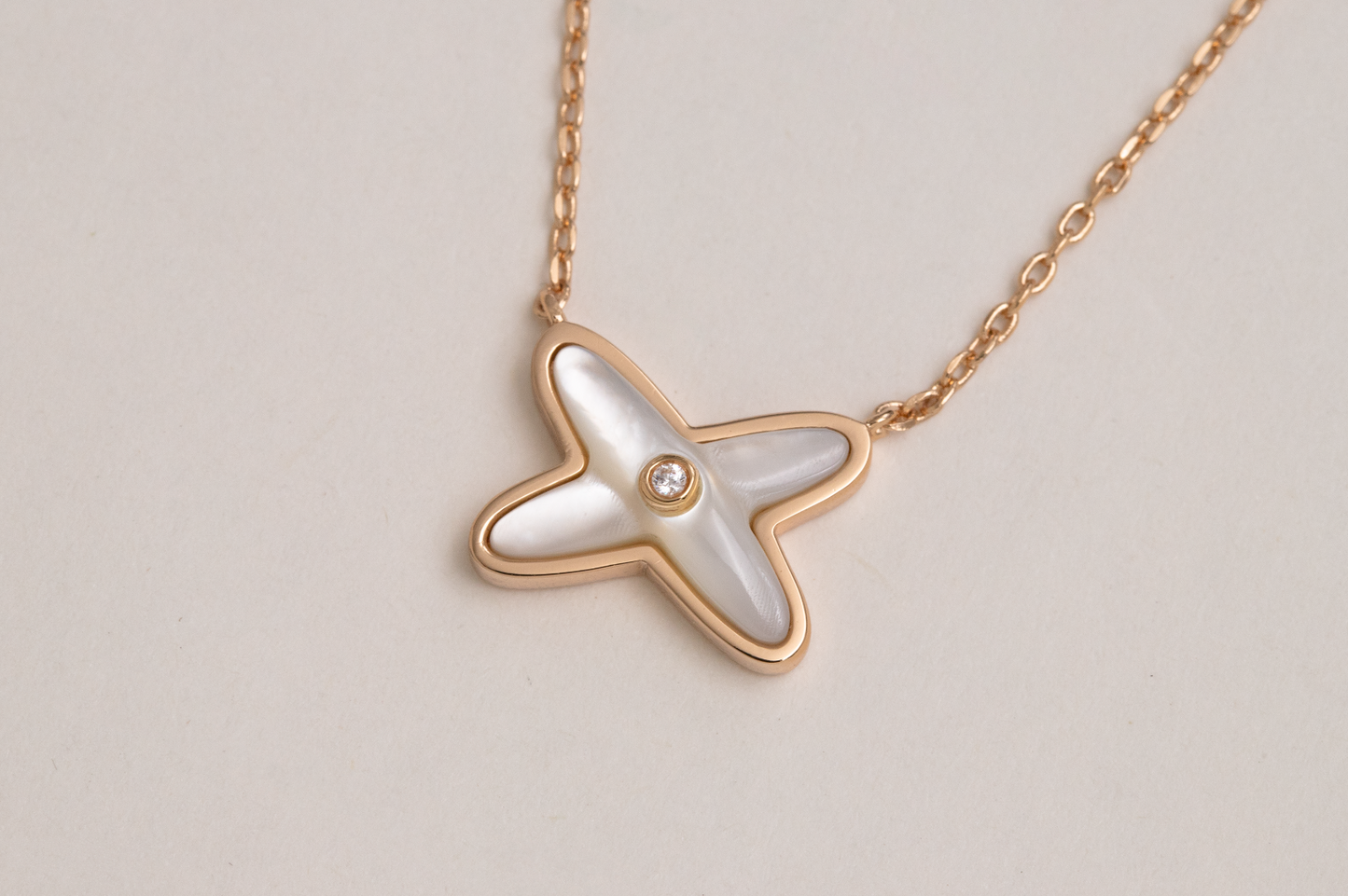 [Marin-Jewelry]JEUX DE NECKLACE 1 DIAMOND