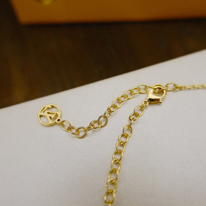 [Marin-Jewelry]BLOOMING SUPPLE NECKLACE BRASS