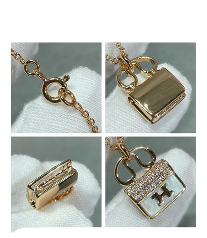 [Marin-Jewelry]H CIRCE MOISSANITE PENDANT NECKLACE GOLD