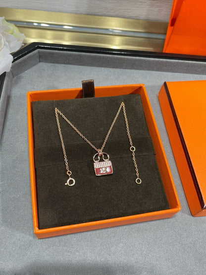[Marin-Jewelry]H CIRCE MOISSANITE PENDANT NECKLACE GOLD
