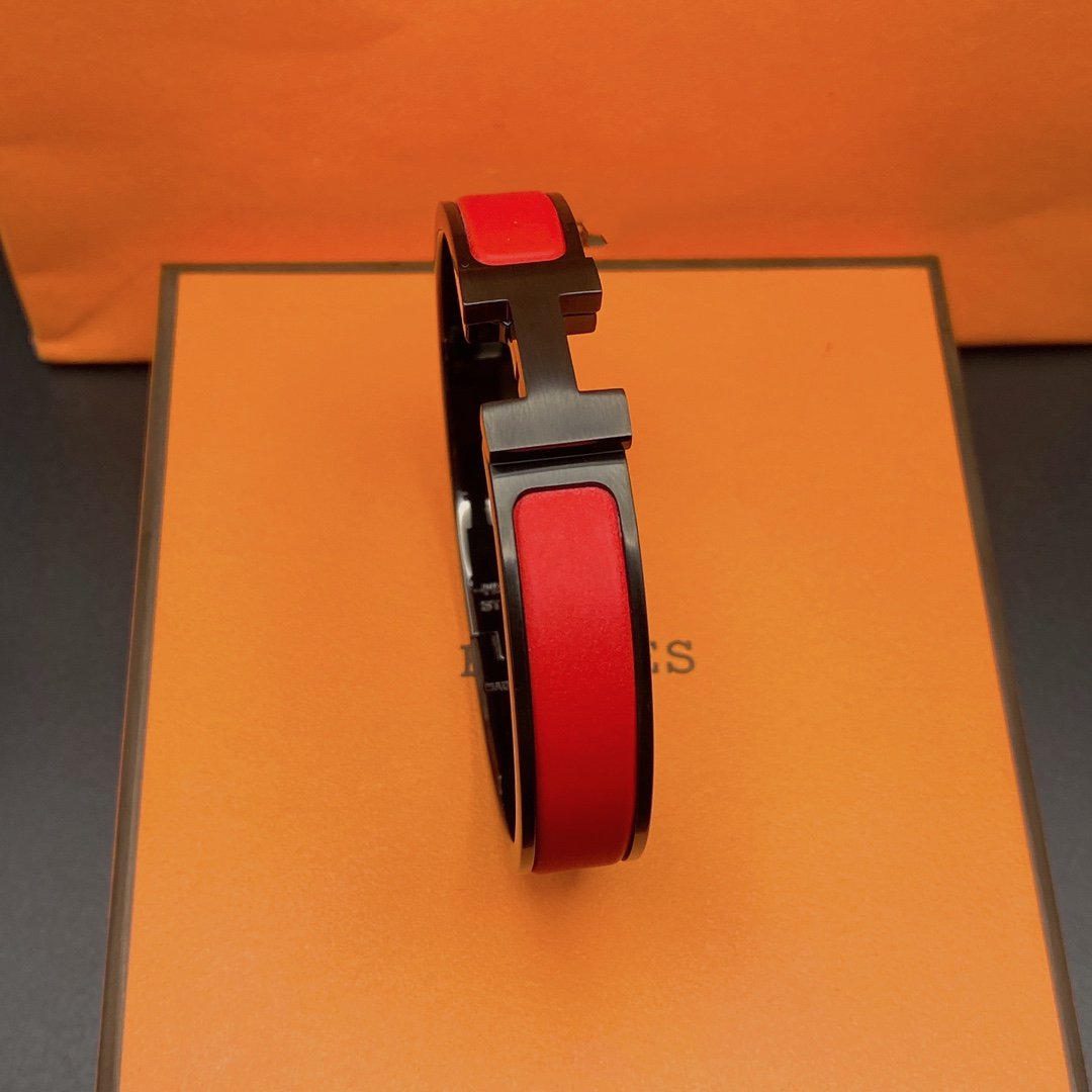 [Marin-Jewelry]CLIC HM SO BLACK RED BRACELET