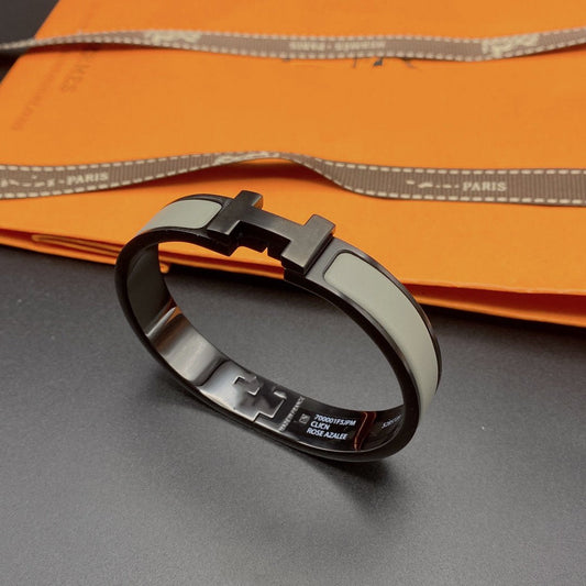 [Marin-Jewelry]CLIC HM SO BLACK GREY BRACELET
