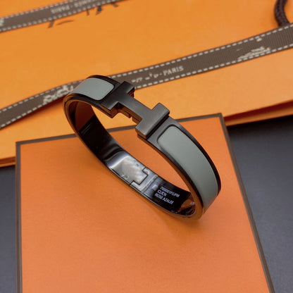 [Marin-Jewelry]CLIC HM SO BLACK GREY BRACELET