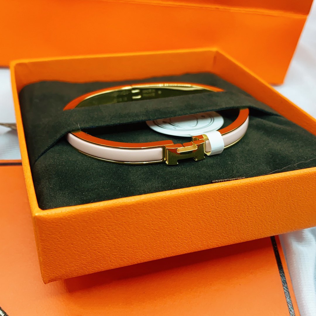 [Marin-Jewelry]CLASSIC HM CLIC  PINK 8MM ENAMEL BRACELET