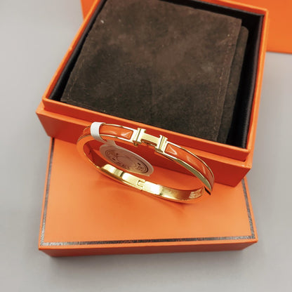 [Marin-Jewelry]CLASSIC HM CLIC RED 8MM ENAMEL BRACELET
