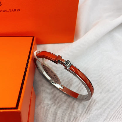 [Marin-Jewelry]CLASSIC HM CLIC RED 8MM ENAMEL BRACELET