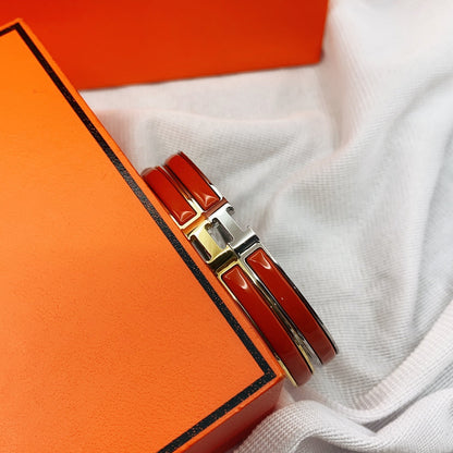 [Marin-Jewelry]CLASSIC HM CLIC RED 8MM ENAMEL BRACELET