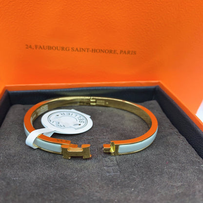 [Marin-Jewelry]CLASSIC HM CLIC GREEN 8MM ENAMEL BRACELET