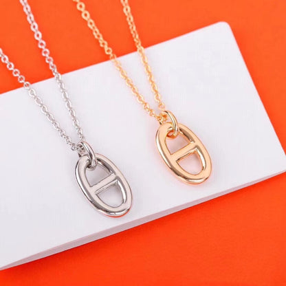 [Marin-Jewelry]HM PIG NOSE NECKLACE