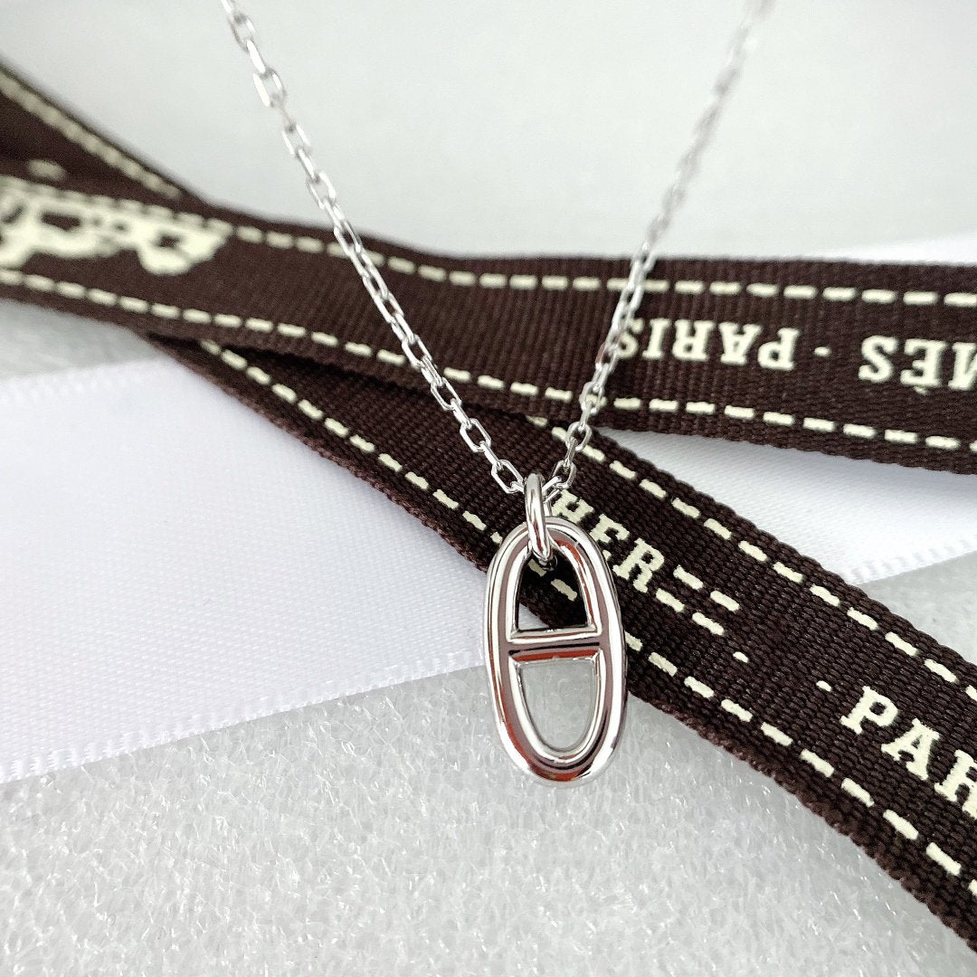 [Marin-Jewelry]HM PIG NOSE NECKLACE