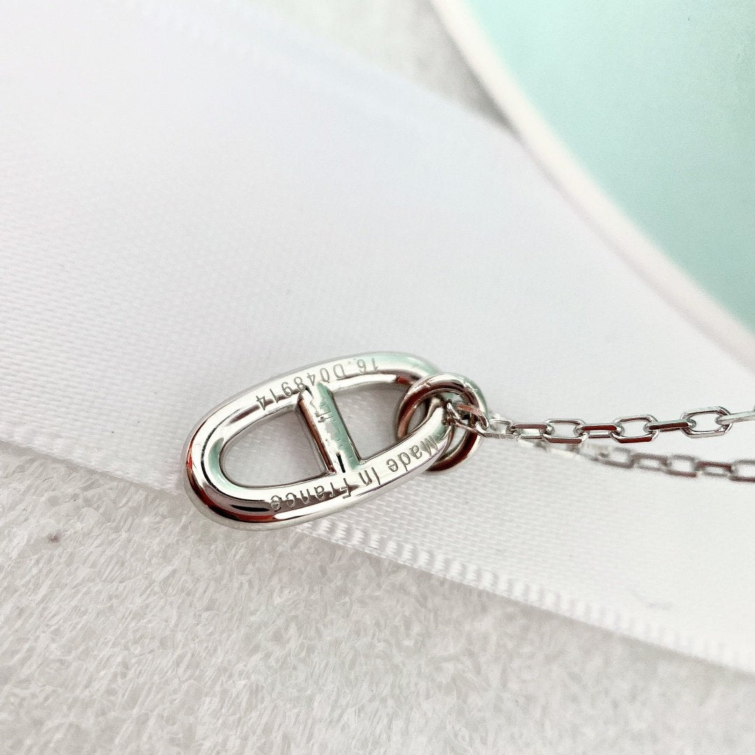 [Marin-Jewelry]HM PIG NOSE NECKLACE