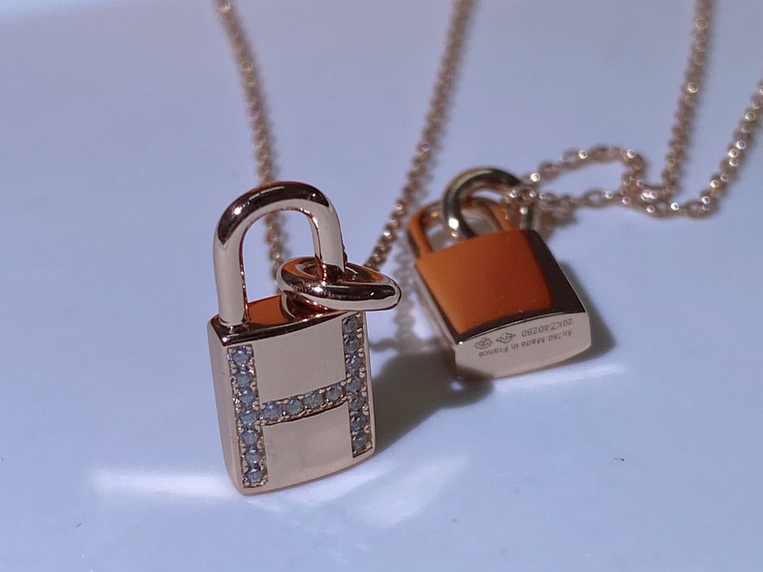[Marin-Jewelry]HM ADVANCED NICHE LOCK HEAD NECKLACE DIAMONDS