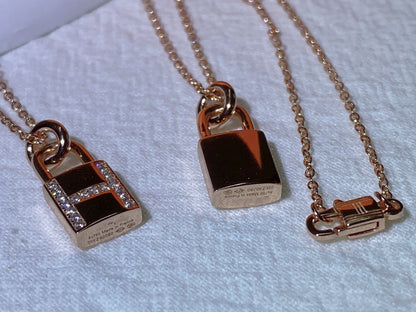 [Marin-Jewelry]HM ADVANCED NICHE LOCK HEAD NECKLACE DIAMONDS