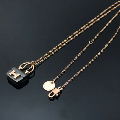 [Marin-Jewelry]WOMEN'S HM AMULETTES CONSTANCE PENDANT NECKLACE