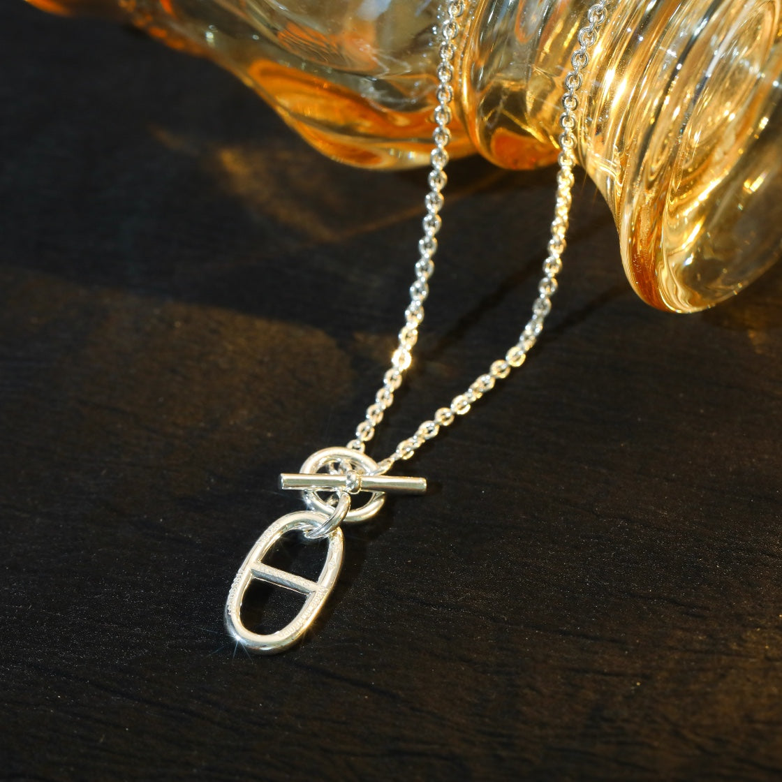 [Marin-Jewelry]HM CHAINE D'ANCRE PENDANT NECKLACE STERLING SILVER