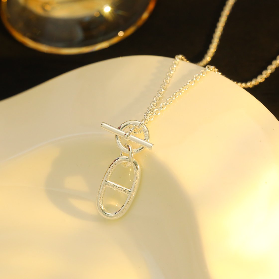 [Marin-Jewelry]HM CHAINE D'ANCRE PENDANT NECKLACE STERLING SILVER