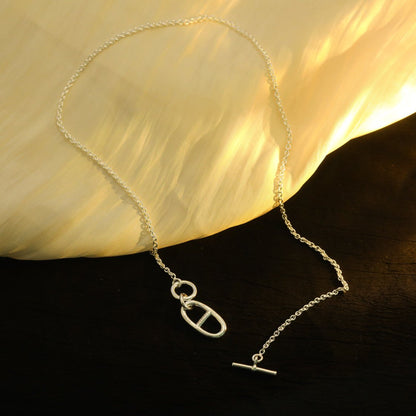 [Marin-Jewelry]HM CHAINE D'ANCRE PENDANT NECKLACE STERLING SILVER