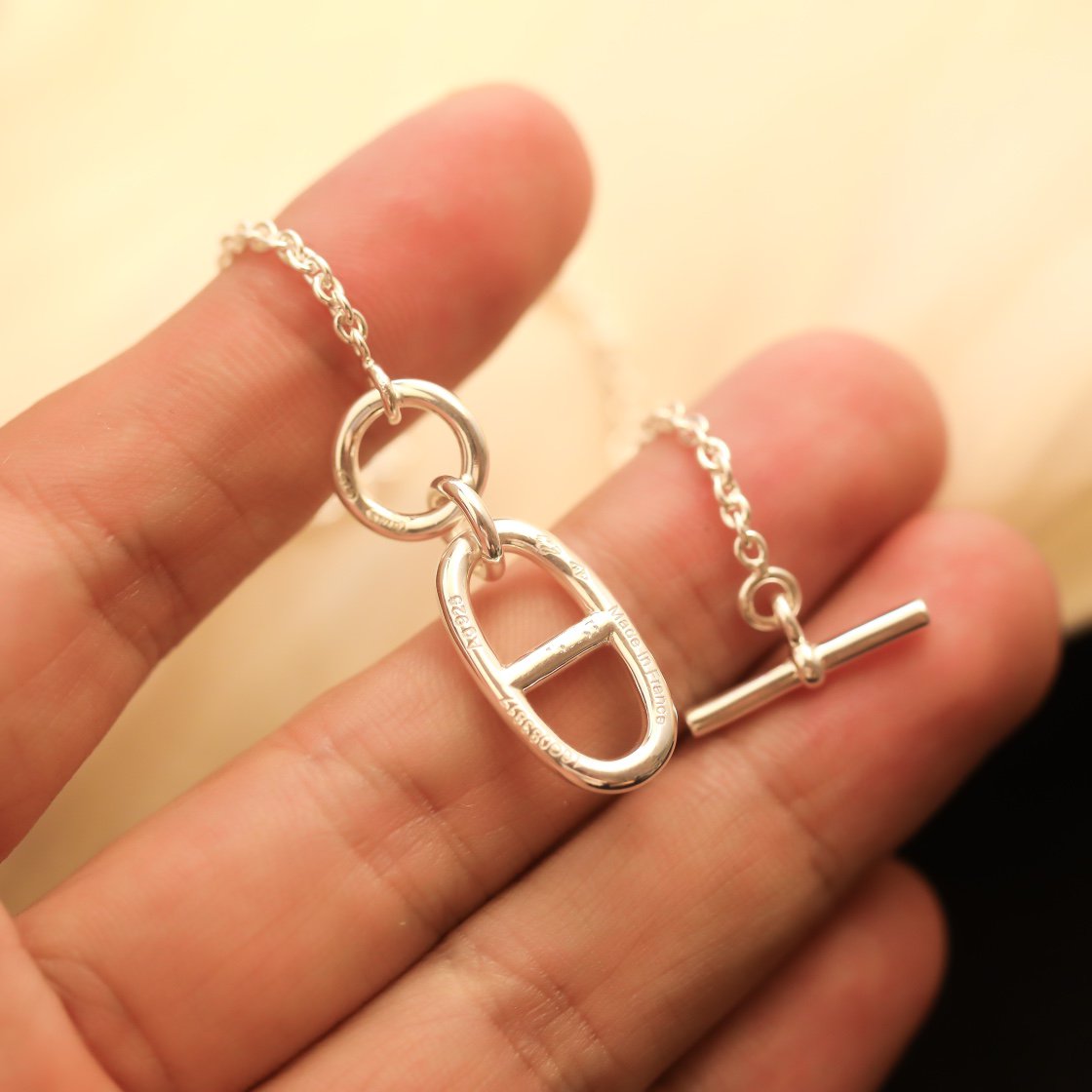 [Marin-Jewelry]HM CHAINE D'ANCRE PENDANT NECKLACE STERLING SILVER