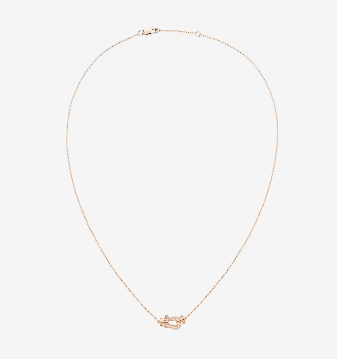 [Marin-Jewelry]FORCE 10 DIAMOND PINK GOLD NECKLACE MINI MODEL