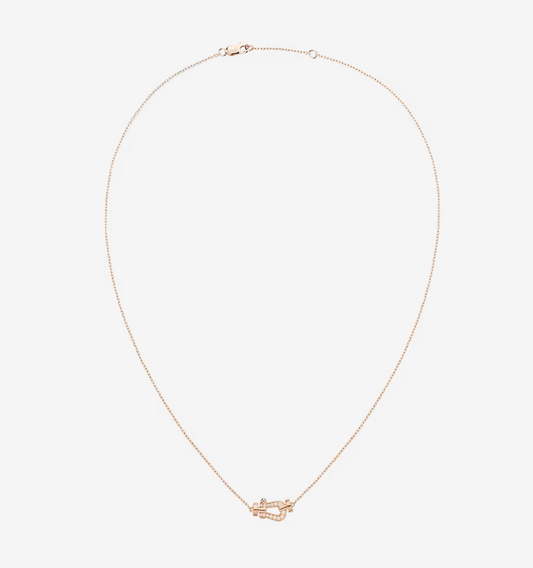 [Marin-Jewelry]FORCE 10 DIAMOND PINK GOLD NECKLACE MINI MODEL