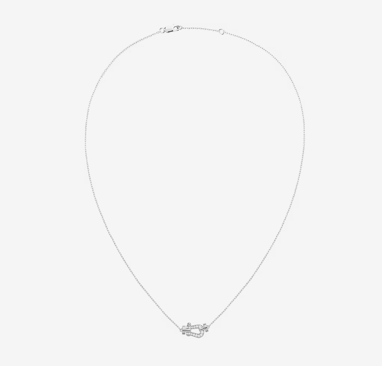 [Marin-Jewelry]FORCE 10 DIAMOND SILVER NECKLACE MINI MODEL