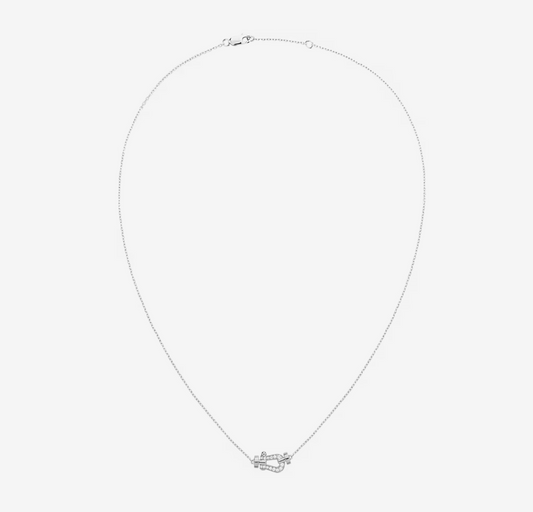 [Marin-Jewelry]FORCE 10 DIAMOND SILVER NECKLACE MINI MODEL