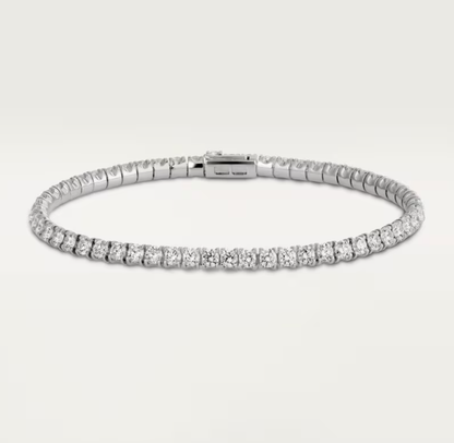 [Marin-Jewelry]  CLASSIC BASEBALL BRACELAT, 52 DIAMOND