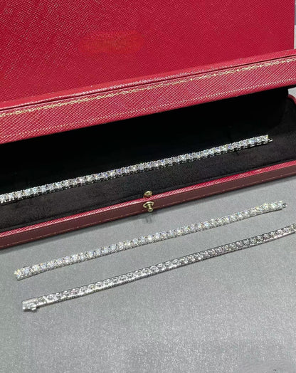 [Marin-Jewelry jewelrys]TENNIS BRACELET WITH FULL DIAMOND SETTING