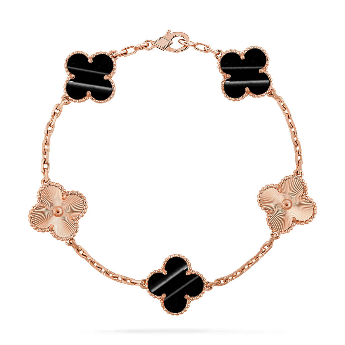 [Marin-Jewelry] CLOVER 5 MOTIF PULSAR STONE BRACELET COLLECTION