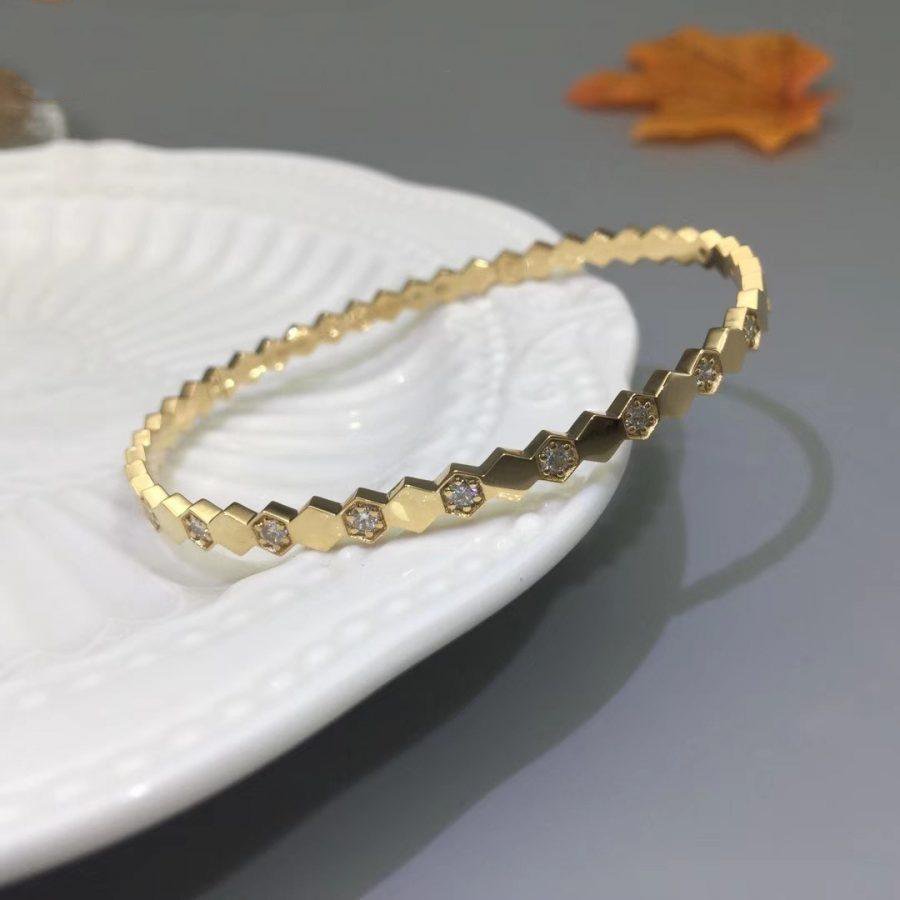 [Marin-Jewelry]BEE LOVE GOLD DIAMOND BRACELET