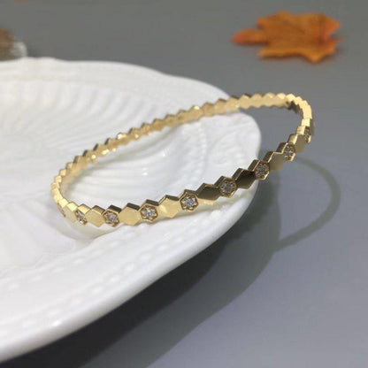 [Marin-Jewelry]BEE LOVE GOLD DIAMOND BRACELET