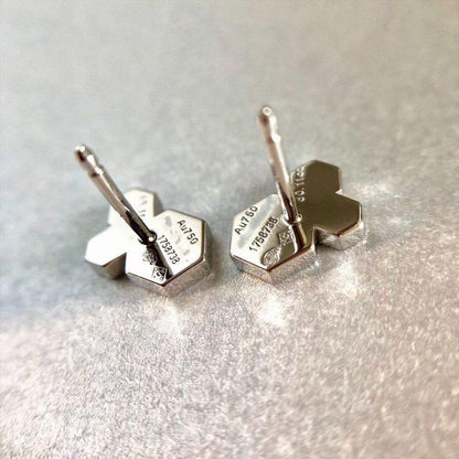 [Marin-Jewelry]BEE LOVE SILVER DIAMOND EARRINGS