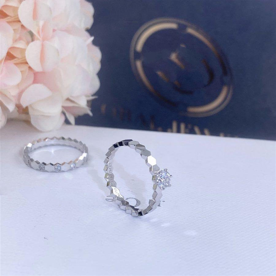 [Marin-Jewelry]BEE LOVE RING SILVER 1 DIAMOND