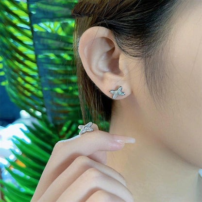 [Marin-Jewelry]JEUX DE SILVER DIAMOND EARRINGS