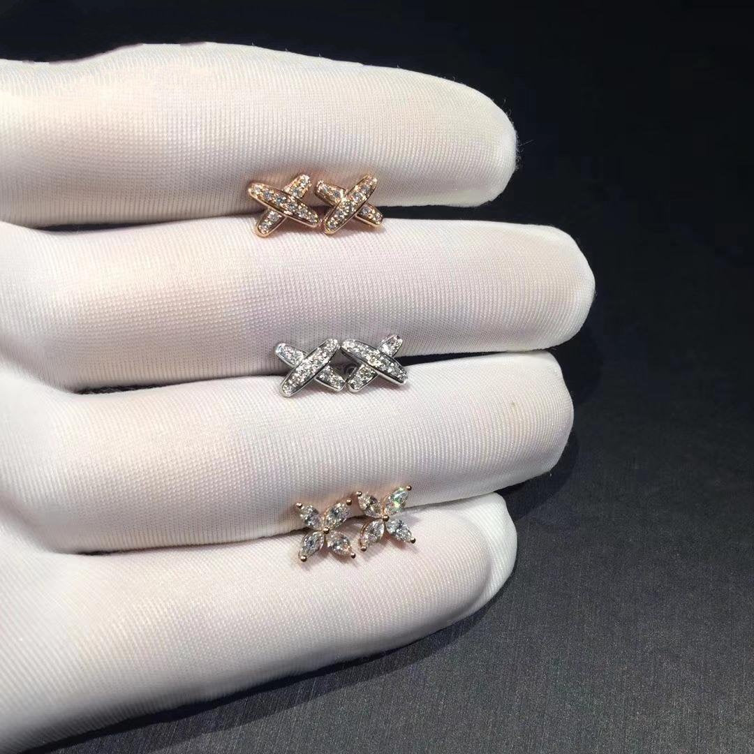 [Marin-Jewelry]JEUX DE DIAMOND EARRINGS