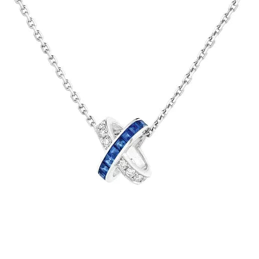 [Marin-Jewelry]LIENS DIAMOND SILVER NECKLACE