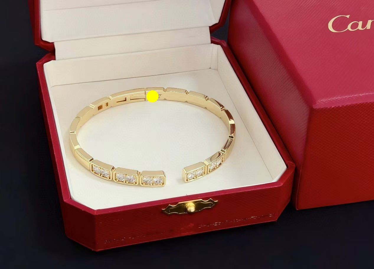 [Marin-Jewelry jewelrys]LOVE DIAMOND OPEN  BRACELET