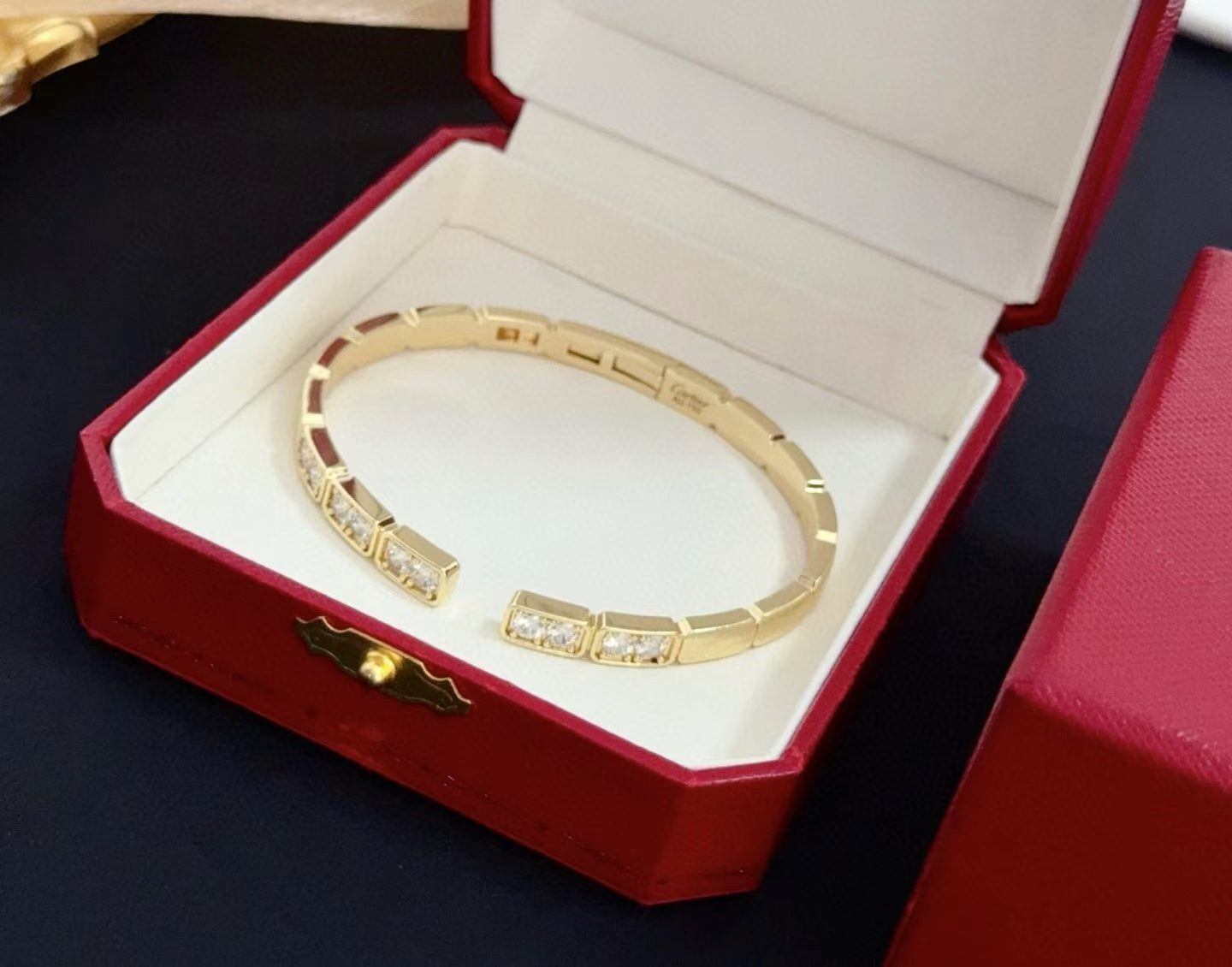 [Marin-Jewelry jewelrys]LOVE DIAMOND OPEN  BRACELET