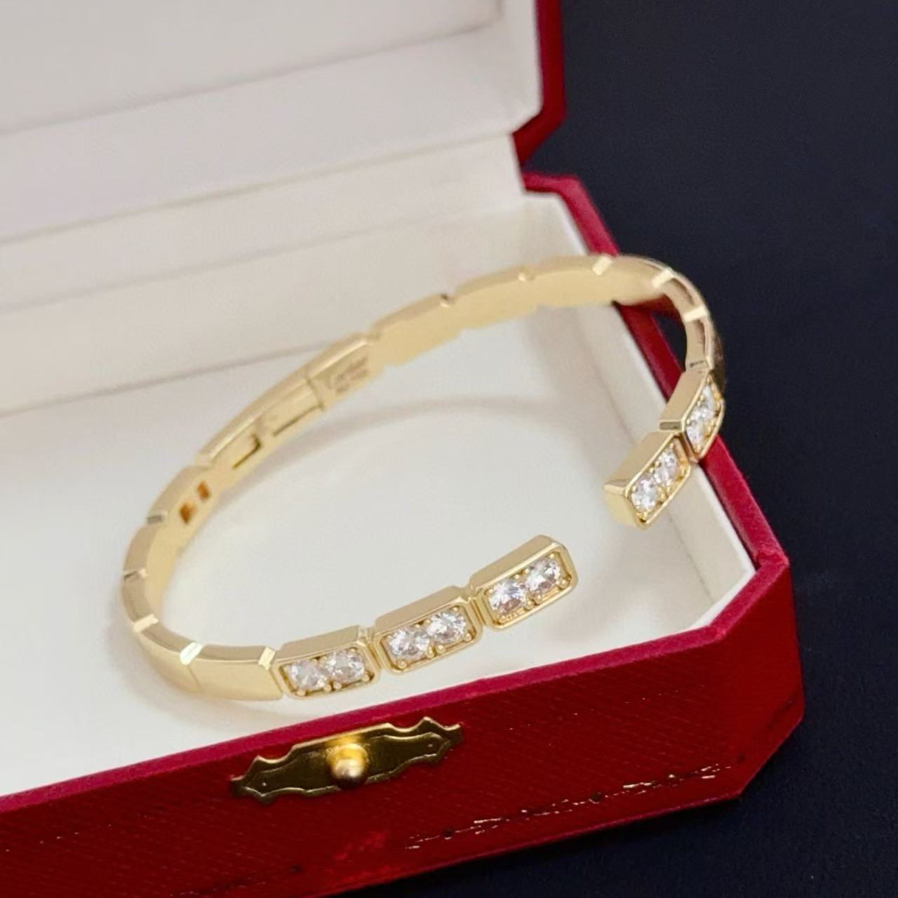 [Marin-Jewelry jewelrys]LOVE DIAMOND OPEN  BRACELET