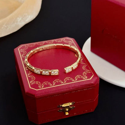 [Marin-Jewelry jewelrys]LOVE DIAMOND OPEN  BRACELET