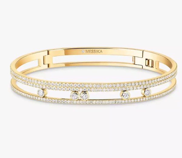 [Marin-Bijoux]Bracelet entièrement serti de diamants Roman