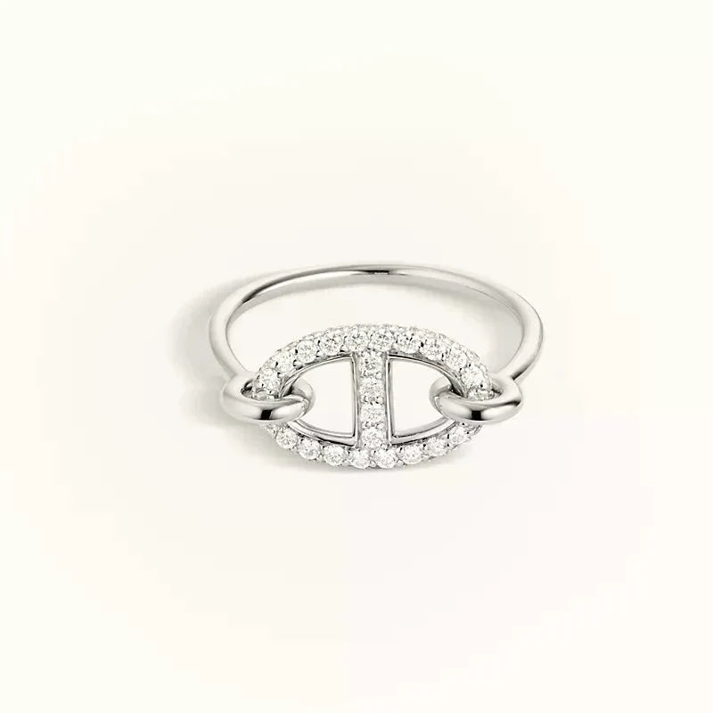 [Marin-Jewelry]RONDE SMALL SILVER DIAMOND RING