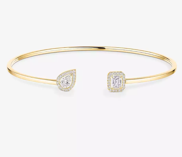 [Marin-Jewelry]M Bracelet délicat double diamant