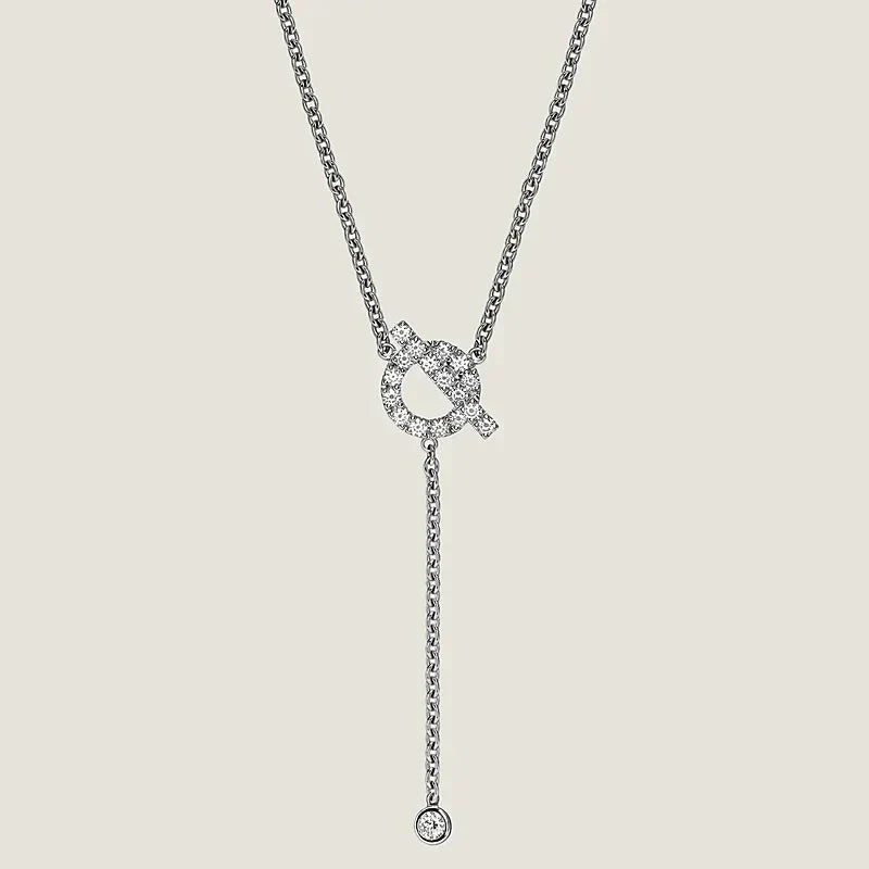 [Marin-Jewelry]FINESSE SILVER DIAMOND NECKLACE