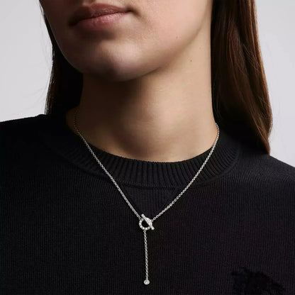 [Marin-Jewelry]FINESSE SILVER DIAMOND NECKLACE